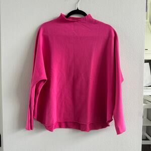 Frank & Eileen Long Sleeve Effie Funnel Neck Capelet Top Size XS